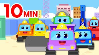 Construction Vehicle Compilation👷🏼🦺🎵 Nursery Rhymes  Vehicle Songs for Kids  Lotty Friends [upl. by Draw201]