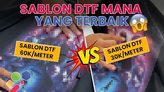 PERBEDAAN HASIL CETAK SABLON DTF DI PASARAN [upl. by Alard676]