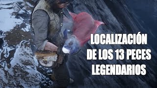 Red Dead Redemption 2 – Localización de los 13 peces legendarios y cómo pescarlos [upl. by Anorahs]