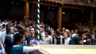 Groundlings Crowd at Shakespeares Globe Theatre [upl. by Anawaj]