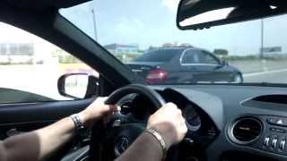 Mercedes Benz C63 AMG vs Mercedes Benz SL63 AMG Albania part 2 [upl. by Byrom]