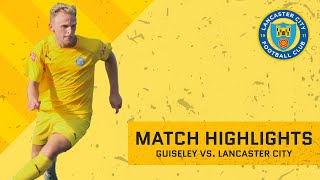 Match Highlights  Guiseley vs Lancaster City [upl. by Airbma583]