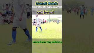 Samantha HansdaStar pleyerSS sporting Balarampurfootball shorts video 2024psfbl [upl. by Dalt]