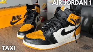 Air Jordan 1 Taxi On Feet Review [upl. by Fakieh]