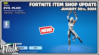 NEW EVIL PLAN EMOTE Fortnite Item Shop January 30th 2024 Fortnite Chapter 5 [upl. by Anhavas]