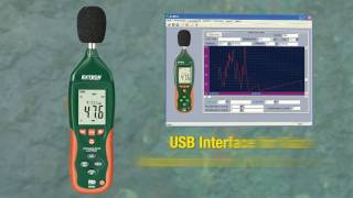 Extech HD600 Datalogging Sound Level Meter [upl. by Zetrauq]