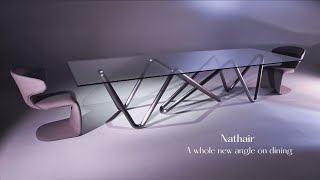 Nathair Dining Table  Al Huzaifa Furniture [upl. by Najram]