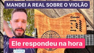 VIOLÃO CAIMBÉ  O Dono da Fábrica Reagiu ao meu Vídeo [upl. by Carlyn]