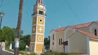 Argassi to Zakynthos  By Tourist Train in HD [upl. by Nah603]