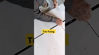 Floor Tile fixing floor tilecutting shorts tile shortvideo [upl. by Teloiv66]