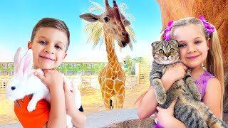 Diana and Roma  Funny Videos with Cat and Other Animals [upl. by Dillon]