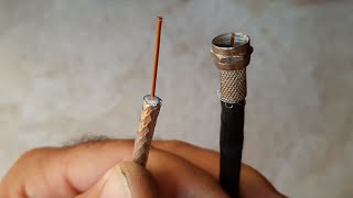 ¡Hazlo Tú Mismo Cómo Crear una Antena de TV Simple con Cable Coaxial 📺🛠️ DIY HowTo [upl. by Tratner]