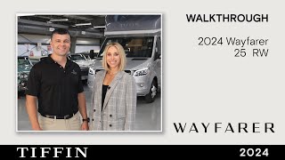 Tiffin Talks  2024 Class C Wayfarer 25 RW Walkthrough [upl. by Nairim]