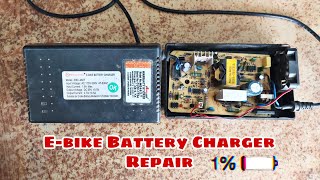 Ebike Battery Charger Repair  how to Repair Ebike charger at home  Scooty charge repair [upl. by Gabbey]