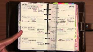 Ways of a Filofax Part 2  The Priority Calendars [upl. by Clements]