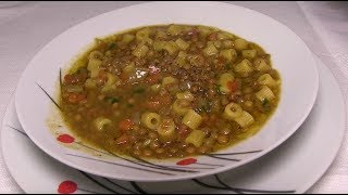 Pasta con Lenticchie Ricetta Vegana Chef Stefano Barbato [upl. by Patterson278]