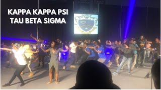 KKPsi ΖΣ and ΤΒΣ ΕΛ New Member Presentation Stroll  North Carolina Central University  Spr ‘18 [upl. by Buffum341]