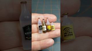 DIY Miniature Bottles diy craft shorts [upl. by Lillith]