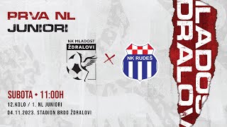 Mladost Ždralovi vs Rijeka  12kolo  1 NL Juniori [upl. by Arrim]