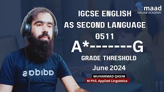 IGCSE English 0511  Grade Threshold Explained [upl. by Nyrak905]