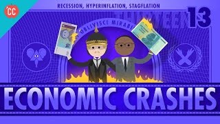 Recession Hyperinflation and Stagflation Crash Course Economics 13 [upl. by Etennaej]