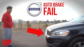 Volvo Auto Braking Test  Gone Wrong  XC60 [upl. by Dlabihcra234]