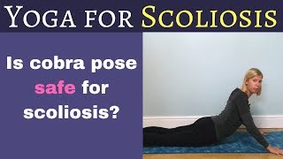 Safe cobra pose for scoliosis and kyphosis [upl. by Dugald]