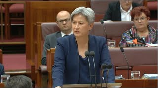 Penny Wong confronted on antisemitism [upl. by Fanny935]