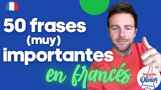 50 frases muy importantes en francés para principiantes [upl. by Ardnoek]