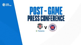 Beşiktaş Fibabanka  Bahçeşehir Koleji  Press Conference [upl. by Anirak]