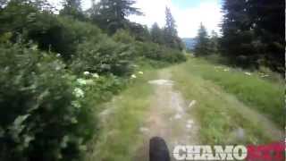 Bike run under the Prarion lift Les Houches [upl. by Neenaj]