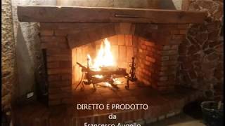 COSTRUZIONE CAMINO RUSTICO AD ANGOLO  How to build a rustic fireplace [upl. by Burman]