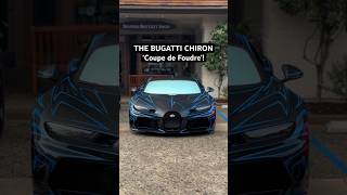 300K paint on this unique Bugatti Chiron Super Sport ‘Coupe de Foudre’ 💙 [upl. by Ynaffet]