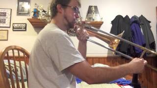 Trombone Scales G Flat Major [upl. by Haleemaj17]