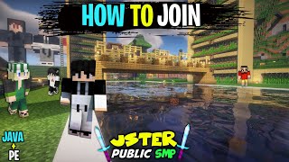 JAVA  PE free to join  JOIN MY JSTER SMP  IP PORT IN VIDEO  HOW TO JOIN PUBLIC SMP [upl. by Johansen416]