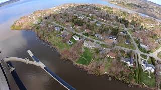 NB Flood aerials May 7 2018 Kennebecasis Park Hastings Cove [upl. by Tnomal]