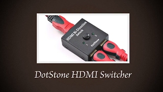 DotStone HDMI Switcher 2 Ports Bi direction Manual Switch [upl. by Cilka]