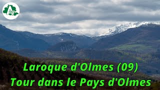 Laroque dOlmes 09 Tour dans le Pays dOlmes en passant par Labastide sur lHers [upl. by Arakat]