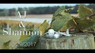 AJ  Shannon  Angier NC Wedding Video  Highlights  10292017 [upl. by Hildy173]