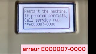 Réinitialiser une imprimante Canon 2420 pour corriger lerreur E0000070000 [upl. by Notkcorb713]