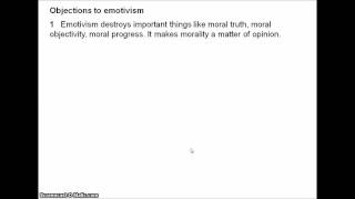 Metaethics 2  Emotivism [upl. by Eima]