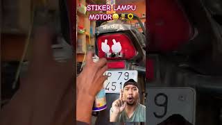 STIKER LAMPU MOTORshortsfeed shorts [upl. by Tremain597]