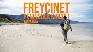 Freycinet Peninsula Circuit Solo Overnight Hiking in Australia Freycinet National Park Tasmania [upl. by Erdnaid]