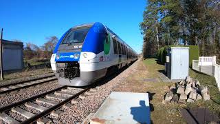 AGC arrivant à La Ferté Milon Ligne P du Transilien [upl. by Aiduan197]