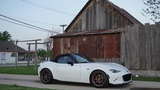 2022 Mazda MX5 Club  Max Torque Header and Tomei Ti on Fab9 e85 [upl. by Ardnalac]