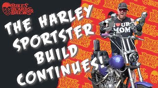 The Sportster Build Continues  Harley Davidson Sportster 1200 [upl. by Elita190]