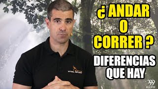 ANDAR VS CORRER  CAMINAR o CORRER para quemar GRASA ¿Qué es mejor [upl. by Ayoj]