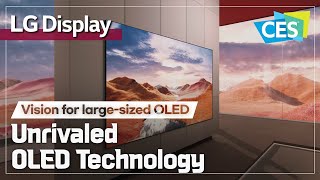 CES 2024 LG Display’s unique OLED technology  Vision for largesized OLED [upl. by Armat341]