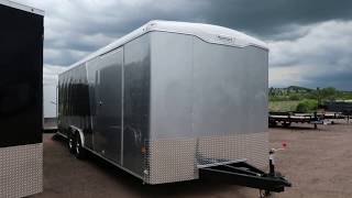 New 24 foot Haulmark Transport with cabinets in stock  Colorado Trailers Inc [upl. by Tess679]