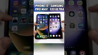 iPhone 13 Pro Max vs Samsung S23 Ultra EPIC SPEED SHOWDOWN⚡Fastest Flagship of 2024🔥shortsviral [upl. by Godiva]